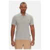 Мъжка поло тениска  NP0A4GDLH621 - памук - сива - Сив Napapijri