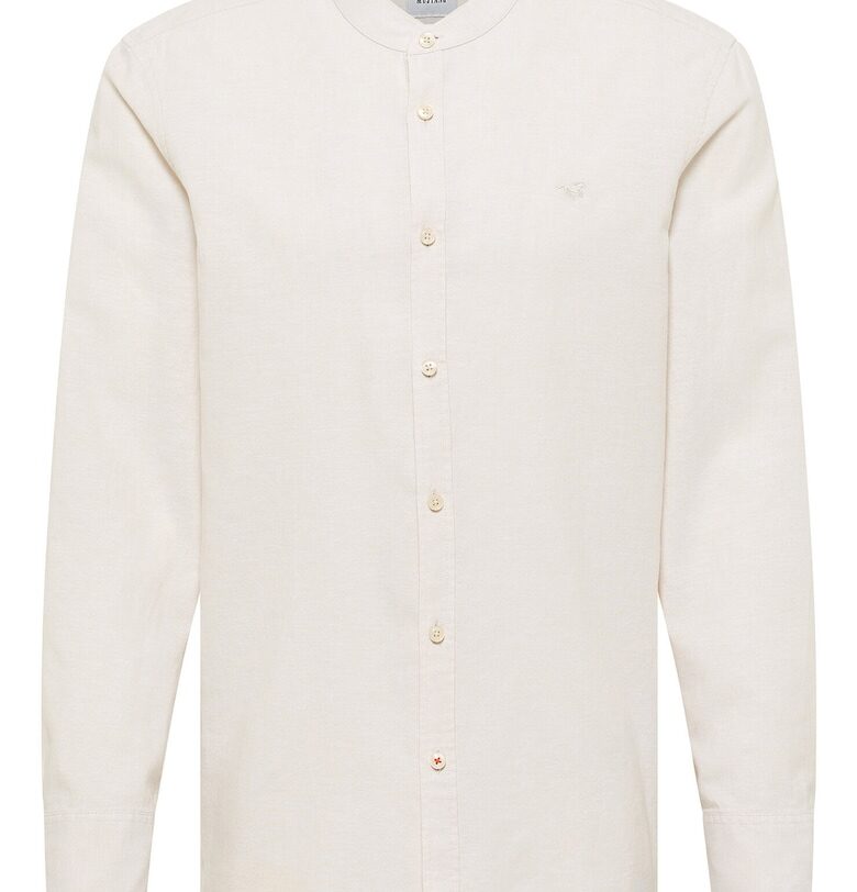 Мъжка риза  1016469 - Лен/Памук - Бежов - Бежов Mustang