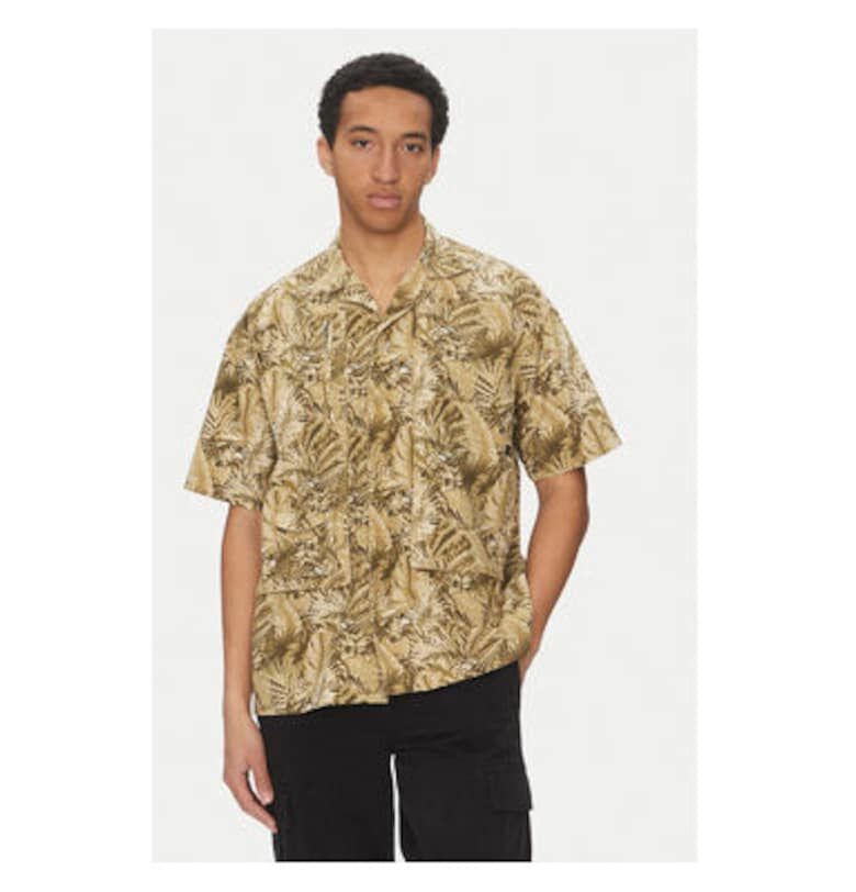 Мъжка риза  156139 - памук/вискоза - зелена - Зелен ALPHA INDUSTRIES