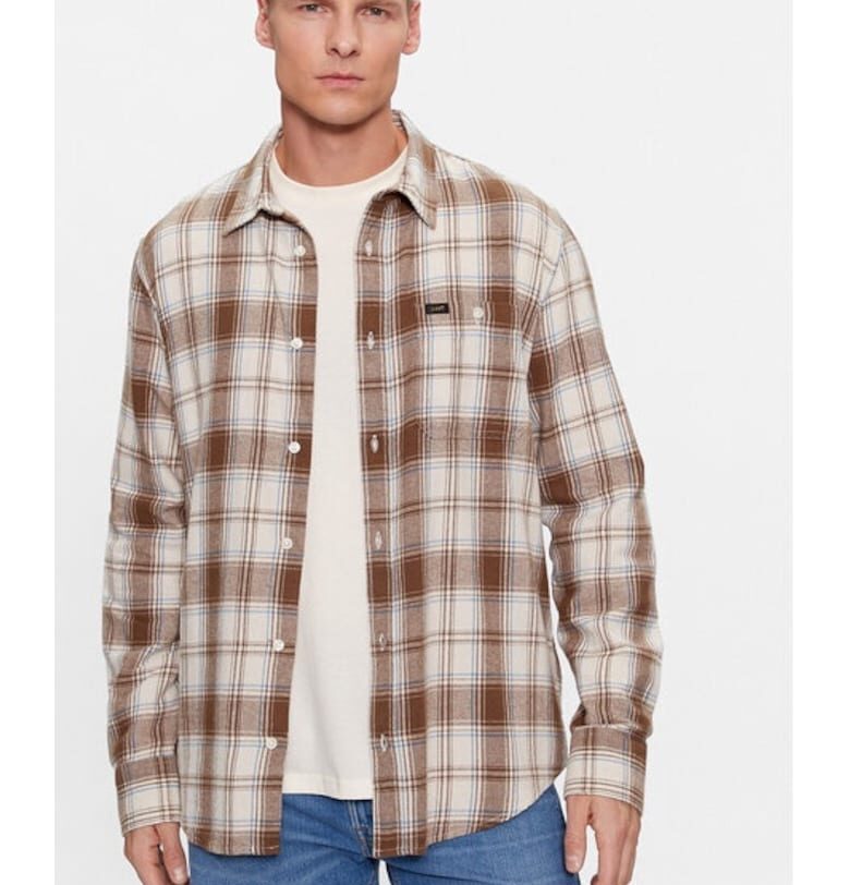 Мъжка риза -  283247 - Бежов - Памук Lee