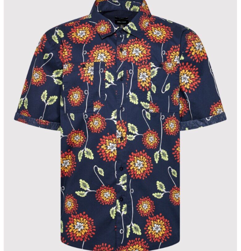 Мъжка риза -  300685419 - Памук - Тъмносин Brixton