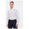 Мъжка риза - 303641573 - Памук - Бяла - Бял BOSS