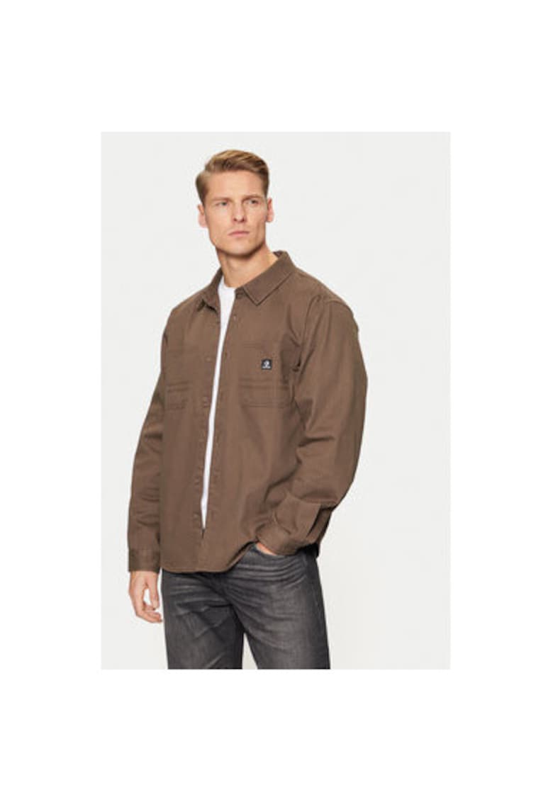 Мъжка риза - 304037948 - Памук - Бежов - Бежов Converse