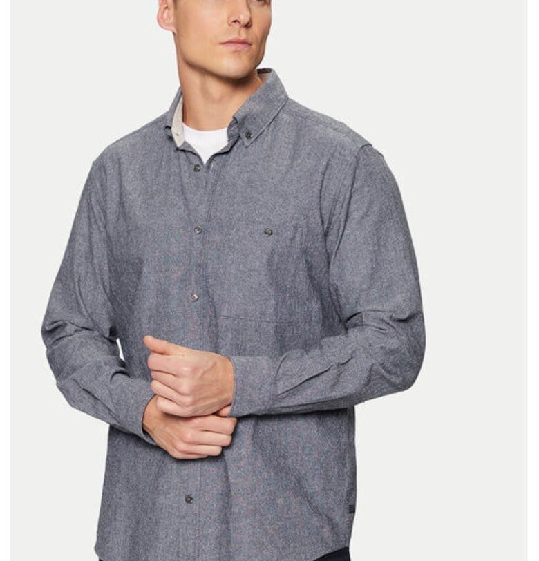 Мъжка риза -  304369629 - Памук - Сив - Сив sOliver