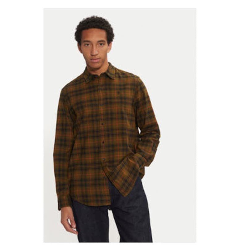 Мъжка риза -  304465406 - Памук - Зелен - Зелен Timberland