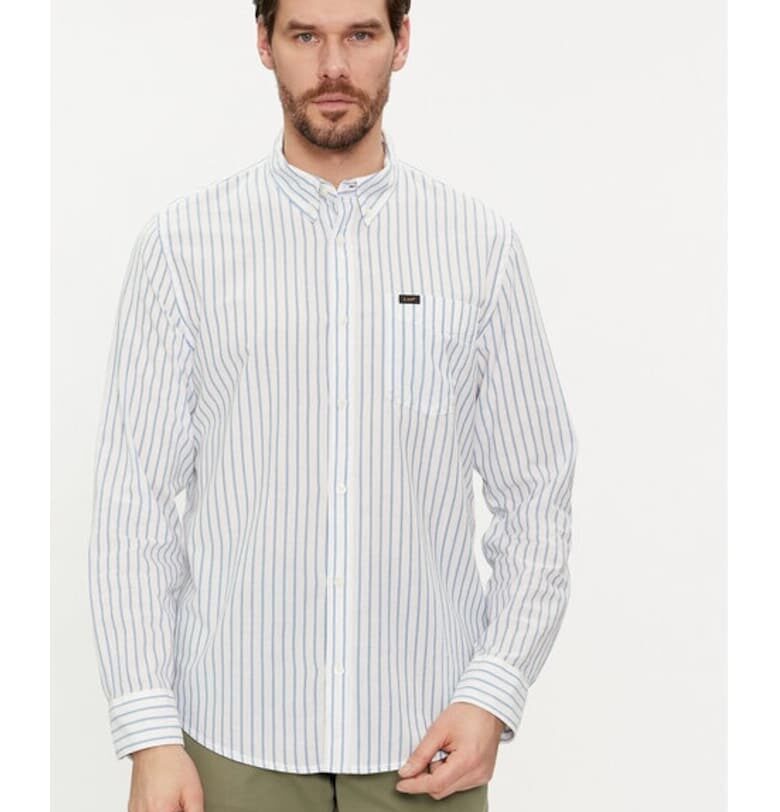 Мъжка риза -  595357 - Бяла - Памук Lee