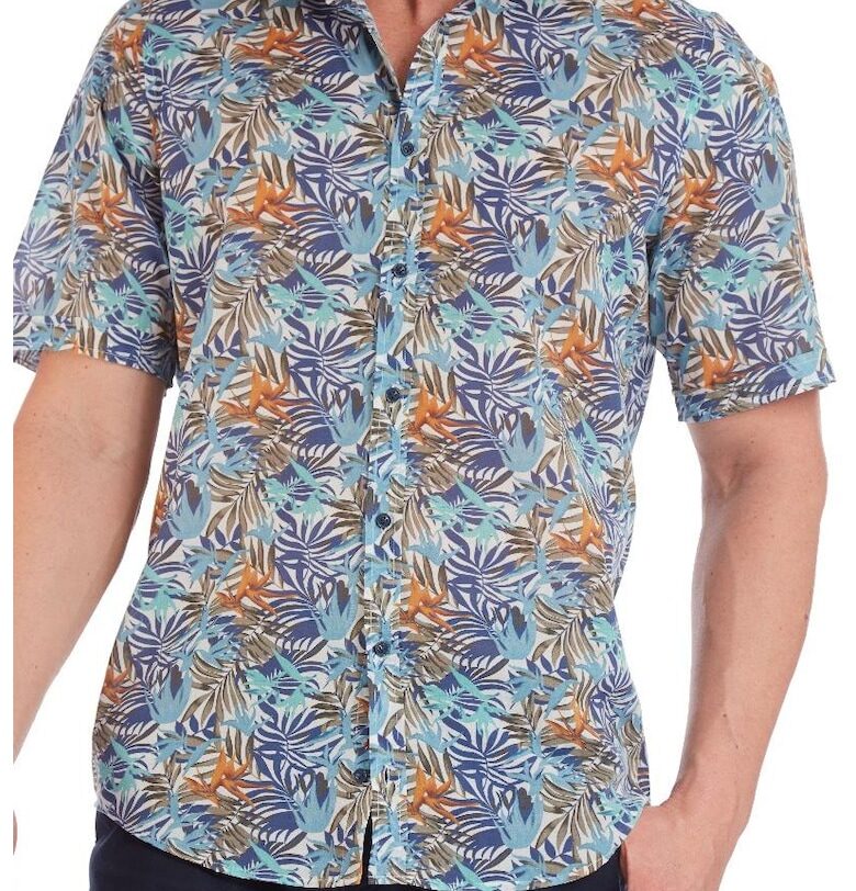 Мъжка риза  5963 slim fit многоцветна W Wegener