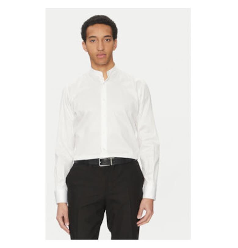 Мъжка риза  605035 552602 - памук - бяла - Бял Karl Lagerfeld