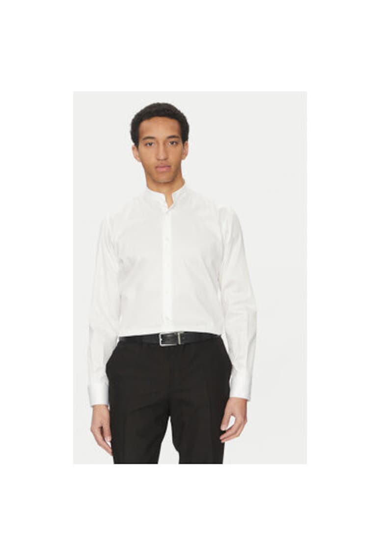 Мъжка риза 605035 552602 - памук - бяла - Бял Karl Lagerfeld