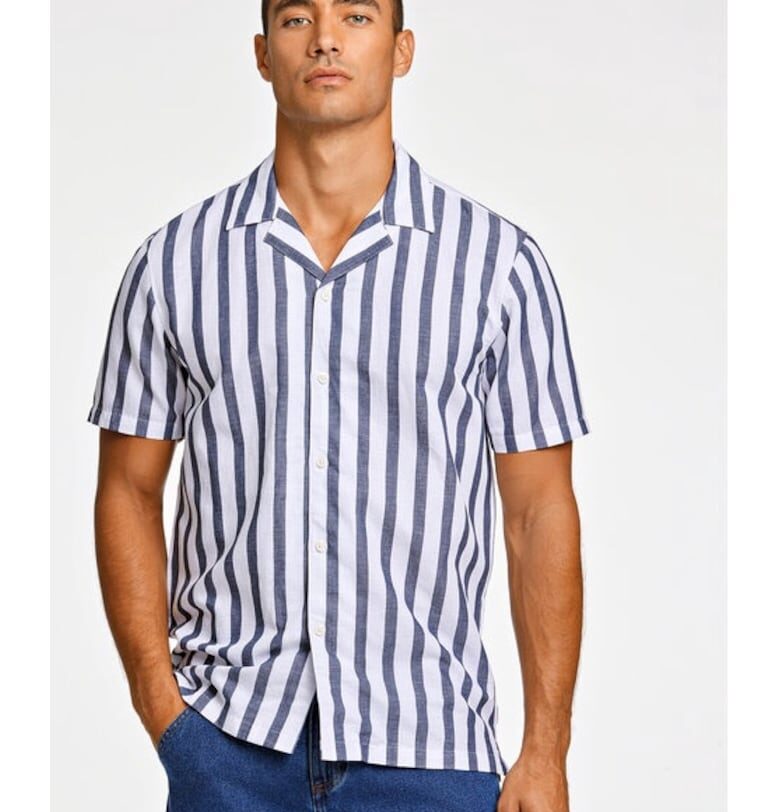 Мъжка риза -  85273 - Памук - Тъмносиньо LINDBERGH