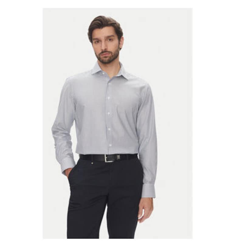 Мъжка риза  C6 11004.0406 - памук - син Pierre Cardin