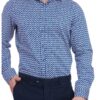 Мъжка риза -  slim fit 5960 - тъмносиня W Wegener