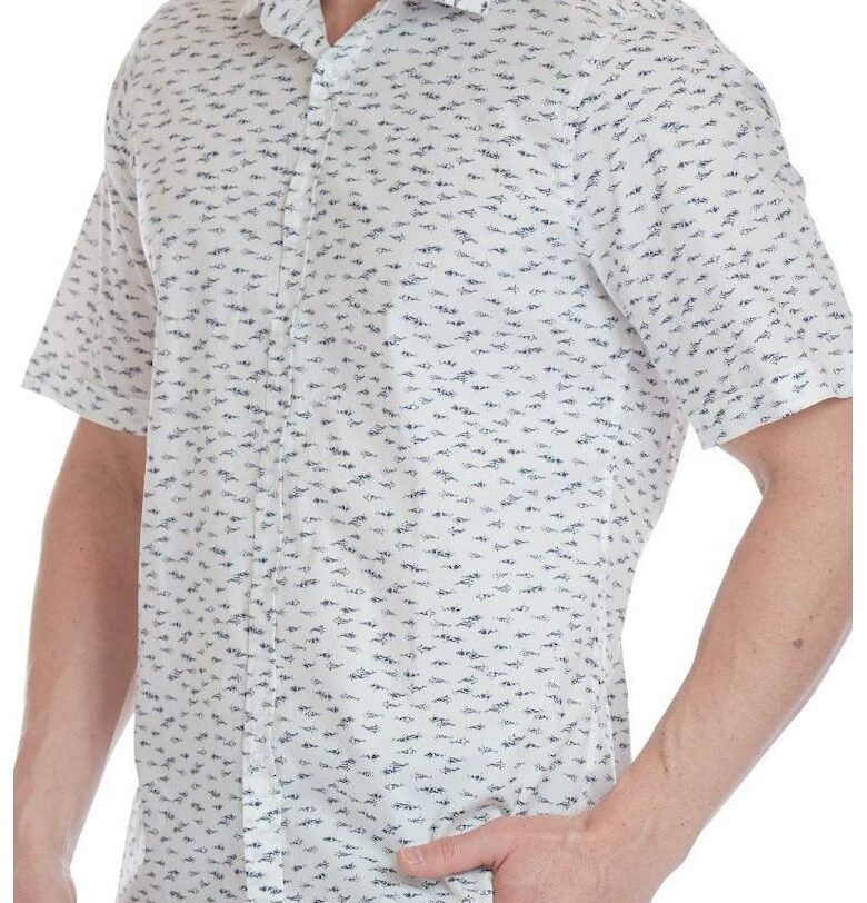 Мъжка риза -  slim fit 5970 - Синя W Wegener