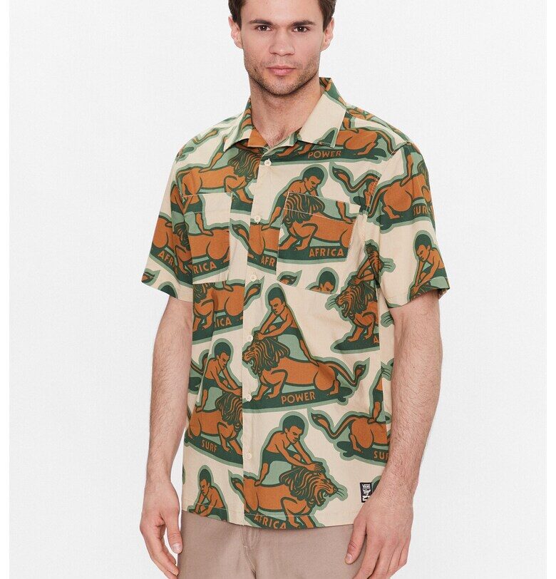 Мъжка риза -  Памук - Бежов Vans