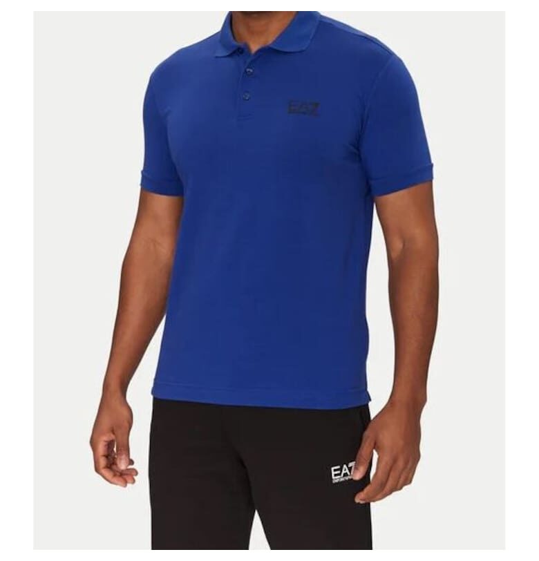 Мъжка спортна тениска 157925 - Emporio Armani  Вискоза/Полиамид - Кобалт EA7