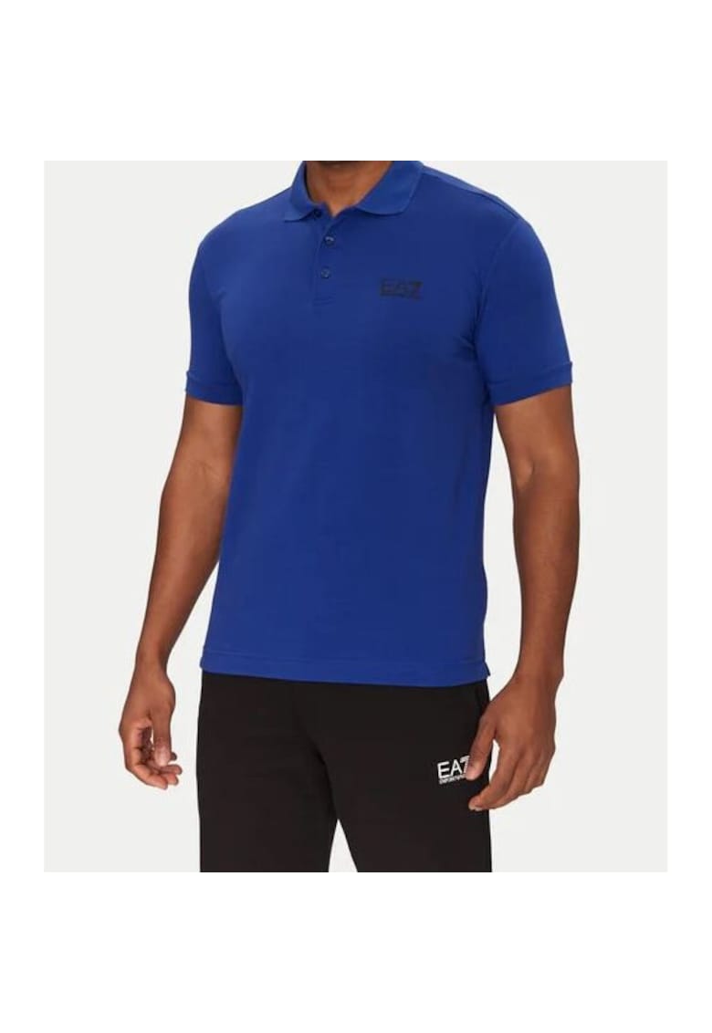 Мъжка спортна тениска 157925 - Emporio Armani Вискоза/Полиамид - Кобалт EA7