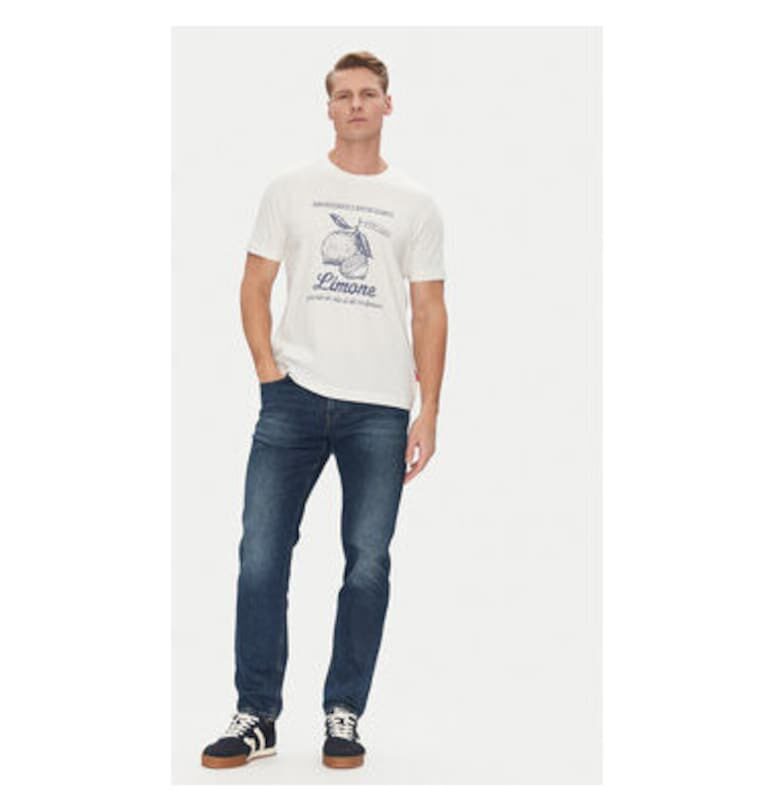 Мъжка тениска  10019370 30045693 - Органичен памук - Бежов - Бежов joop jeans