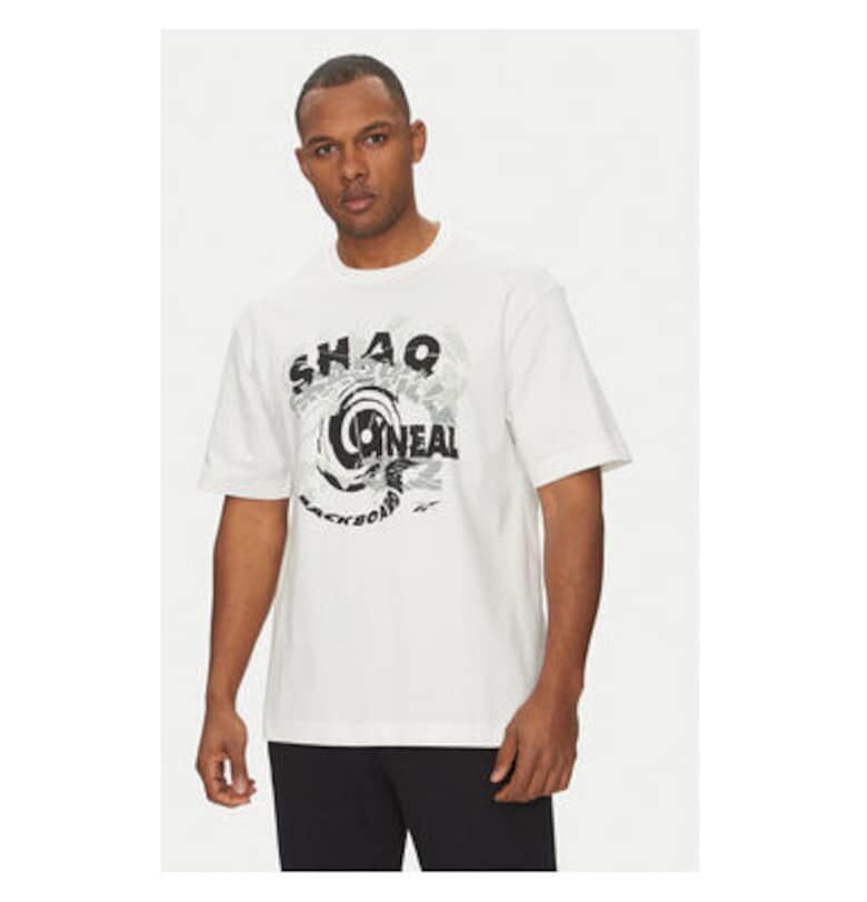 Мъжка тениска  100218841 - памук - бяла - Бял Reebok