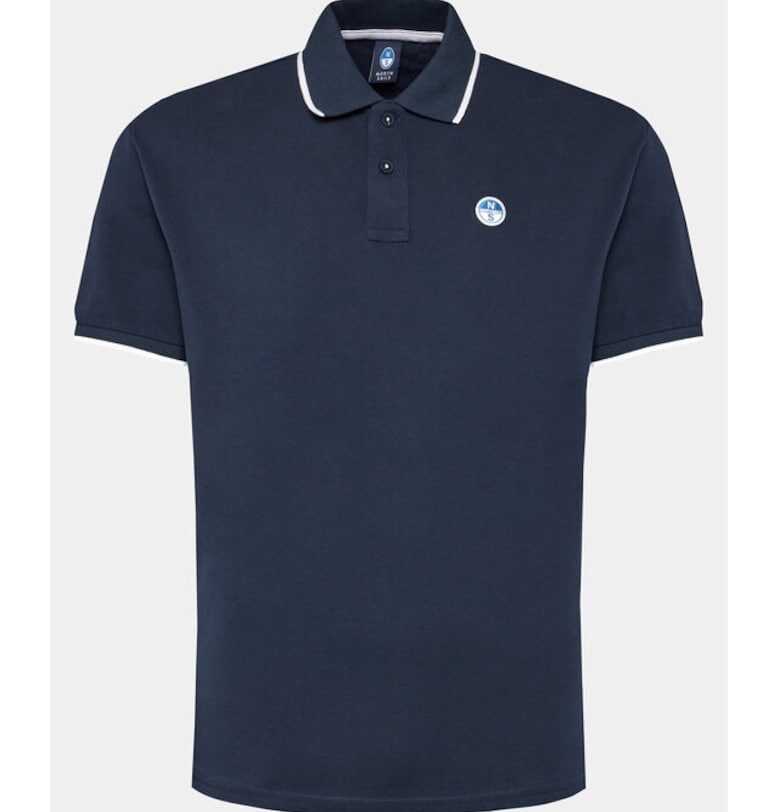 Мъжка тениска -  188 - тъмносиньо - памук North Sails