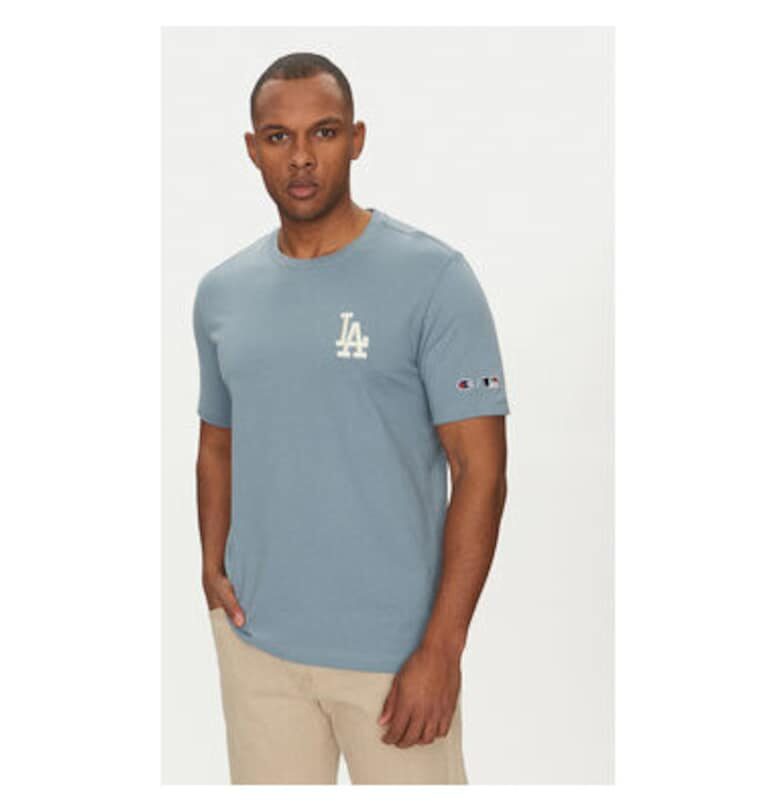 Мъжка тениска  221037 - памук - син - Син Champion