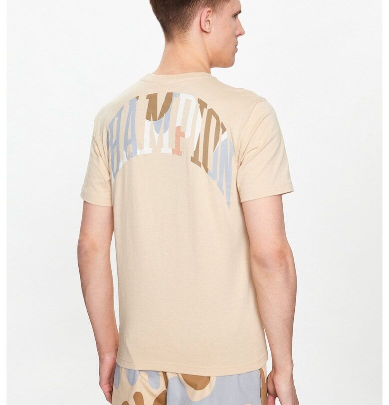 Мъжка тениска -  302216352 - памук - Бежов Champion