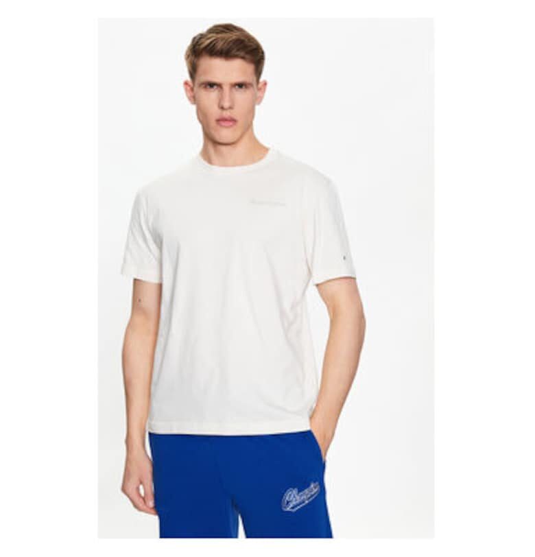 Мъжка тениска -  302217205 - Памук - Бежов - Бежов Champion