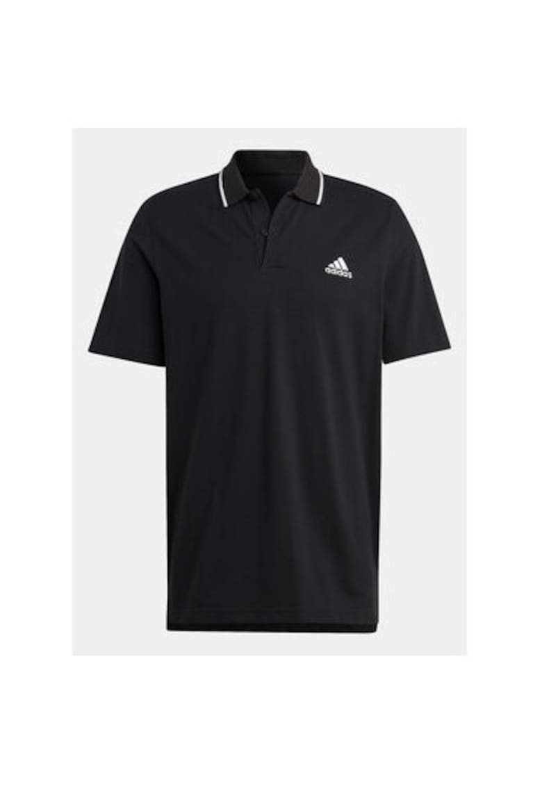 Мъжка тениска - 303487850 - Памук - Черен - Черен adidas