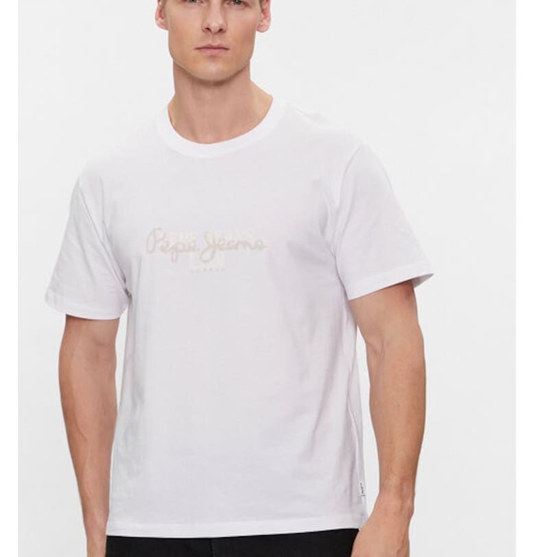 Мъжка тениска -  303578770 - Памук - Бяла - Бял Pepe Jeans