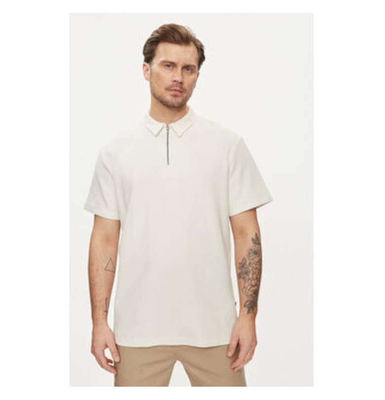 Мъжка тениска -  303594657 - Памук - Бежов - Бежов Wrangler