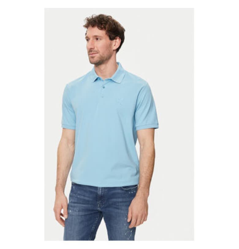 Мъжка тениска -  303622107 - Памук - Син - Син Karl Lagerfeld