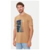 Мъжка тениска -  303674298 - Памук - Бежов - Бежов BOSS