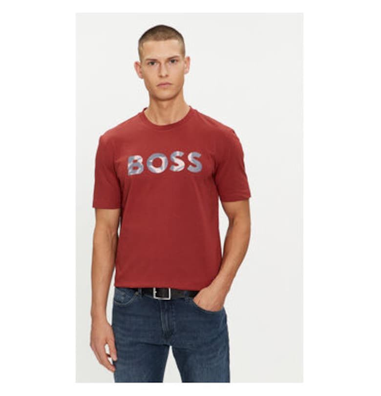 Мъжка тениска -  303675073 - Памук - Черен - Черен BOSS