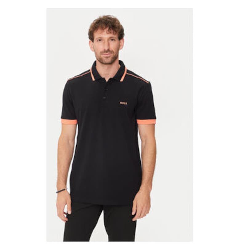 Мъжка тениска -  303677091 - Памук - Черен - Черен BOSS