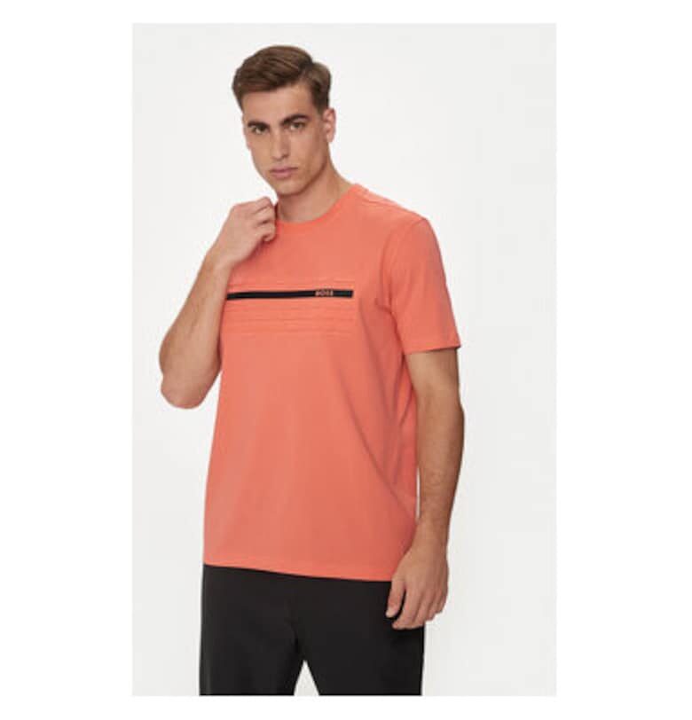 Мъжка тениска -  303677435 - Памук - Черен - Черен BOSS