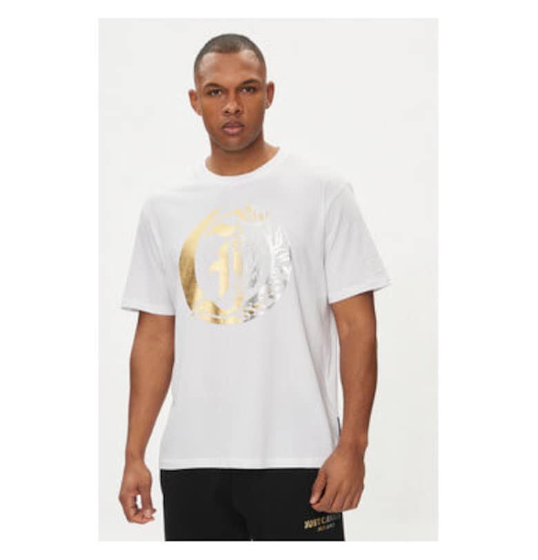 Мъжка тениска -  303691592 - Памук - Бяла - Бял JUST CAVALLI