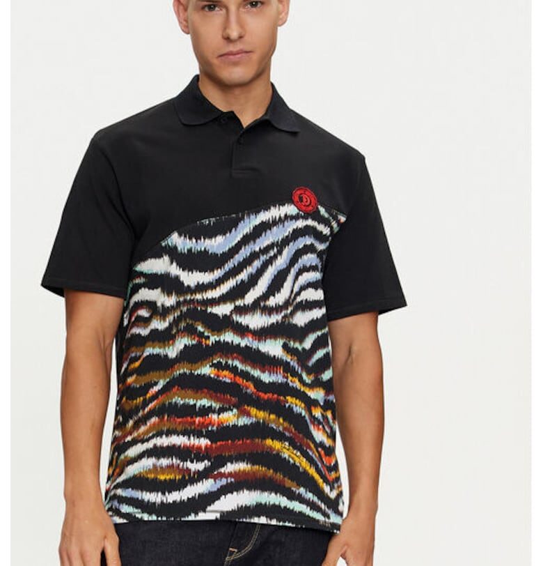 Мъжка тениска -  303694142 - Памук - Черен - Черен JUST CAVALLI