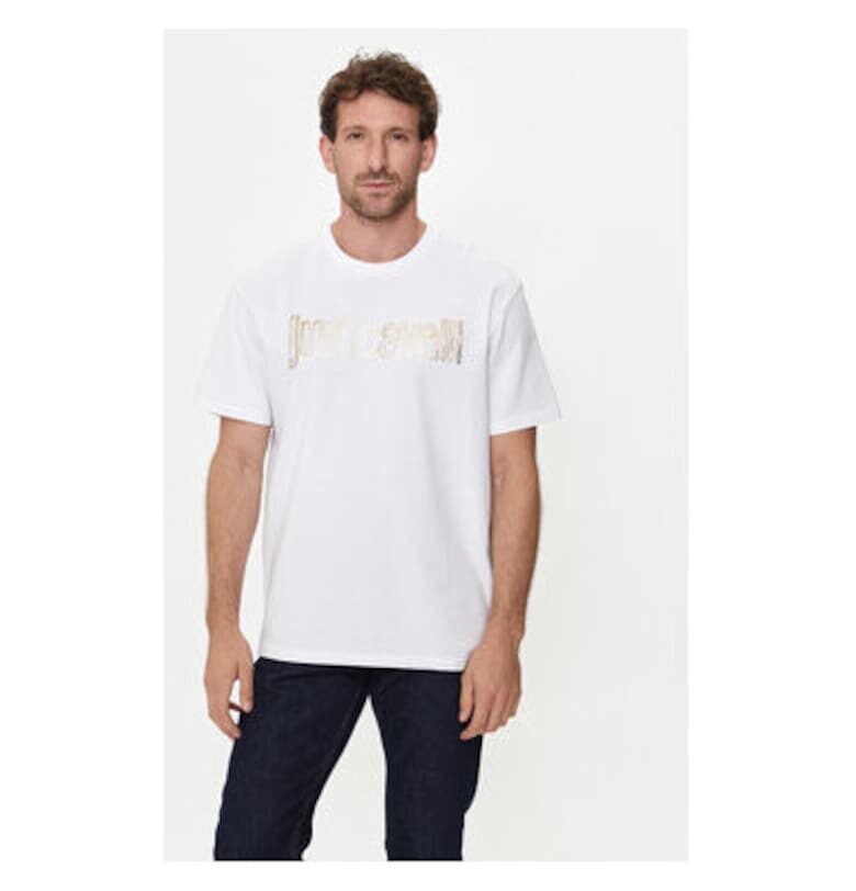 Мъжка тениска -  303694609 - Памук - Бяла - Бял JUST CAVALLI