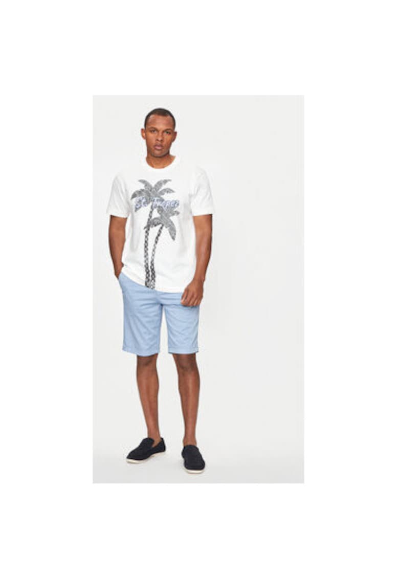 Мъжка тениска - 303730017 - Органичен памук - Бежов - Бежов Joop