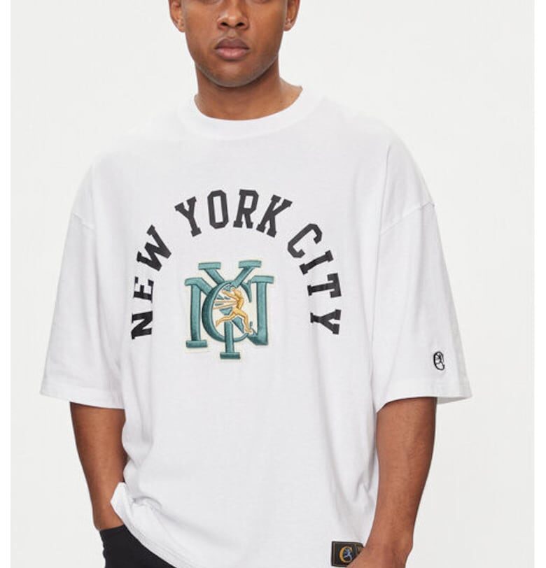 Мъжка тениска -  303792145 - Памук - Бяла - Бял Champion