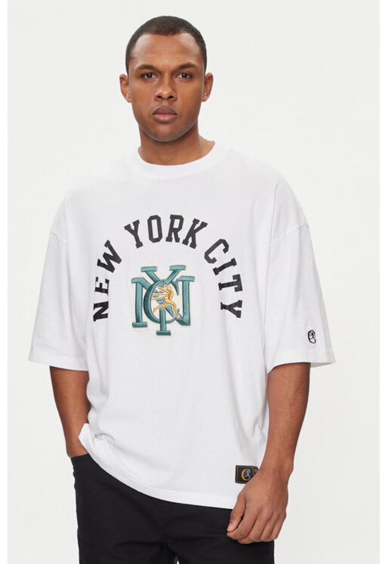 Мъжка тениска - 303792145 - Памук - Бяла - Бял Champion