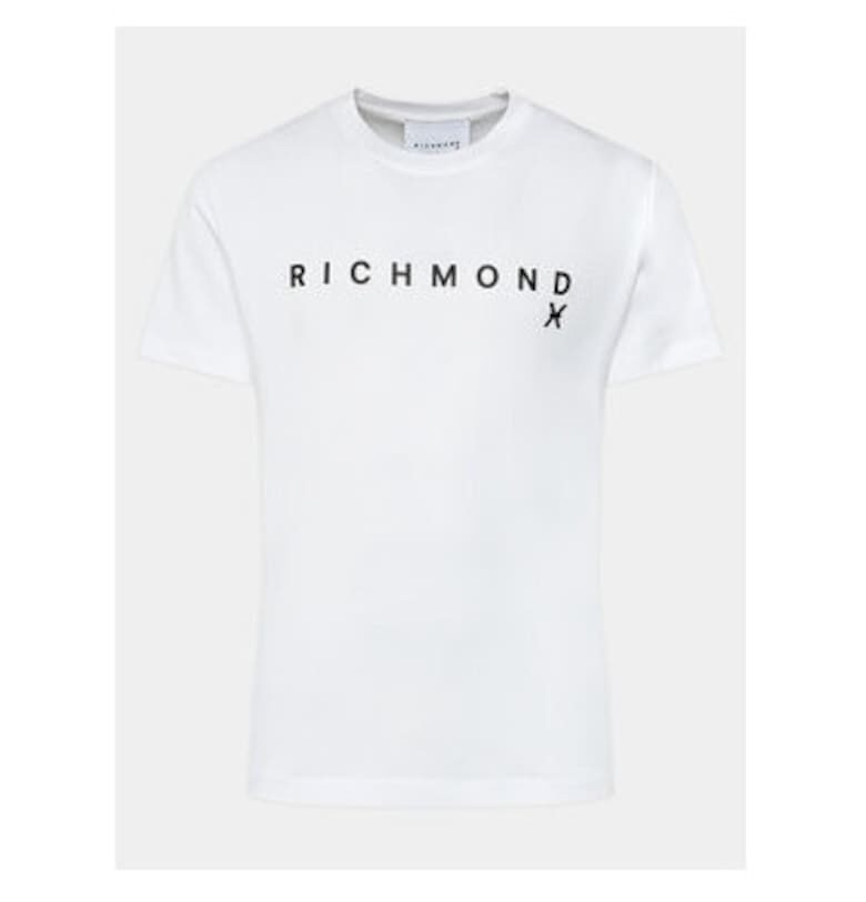 Мъжка тениска -  303886028 - Памук - Бяла Richmond x