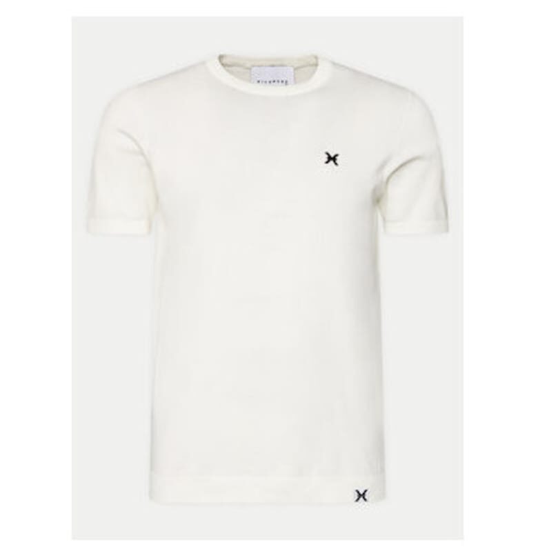 Мъжка тениска -  303886226 - Памук - Бяла - Бял Richmond x