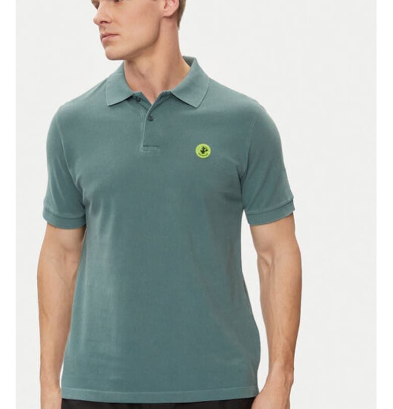 Мъжка тениска -  303932183 - Памук - Зелен - Зелен Save The Duck