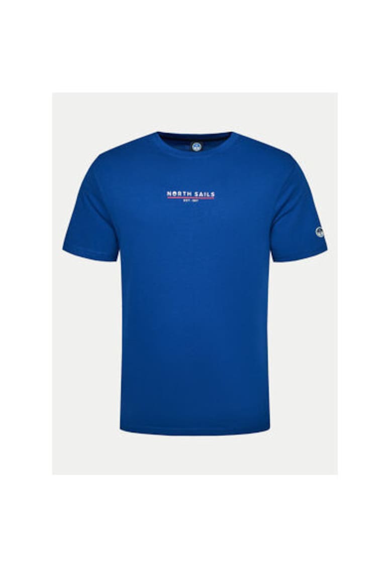 Мъжка тениска - 304000584 - Памук - Син North Sails