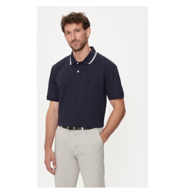 Мъжка тениска -  304006302 - Памук - Син - Син Gant