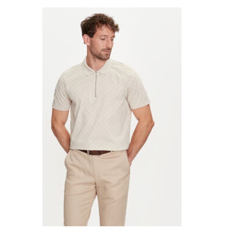 Мъжка тениска -  304016301 - памук - бежово - Бежов Joop