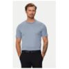 Мъжка тениска -  304017421 - Памук - Син - Син BOSS