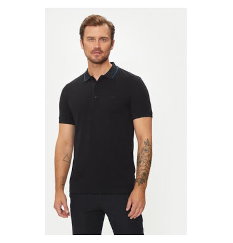 Мъжка тениска -  304020285 - Памук - Черен - Черен BOSS