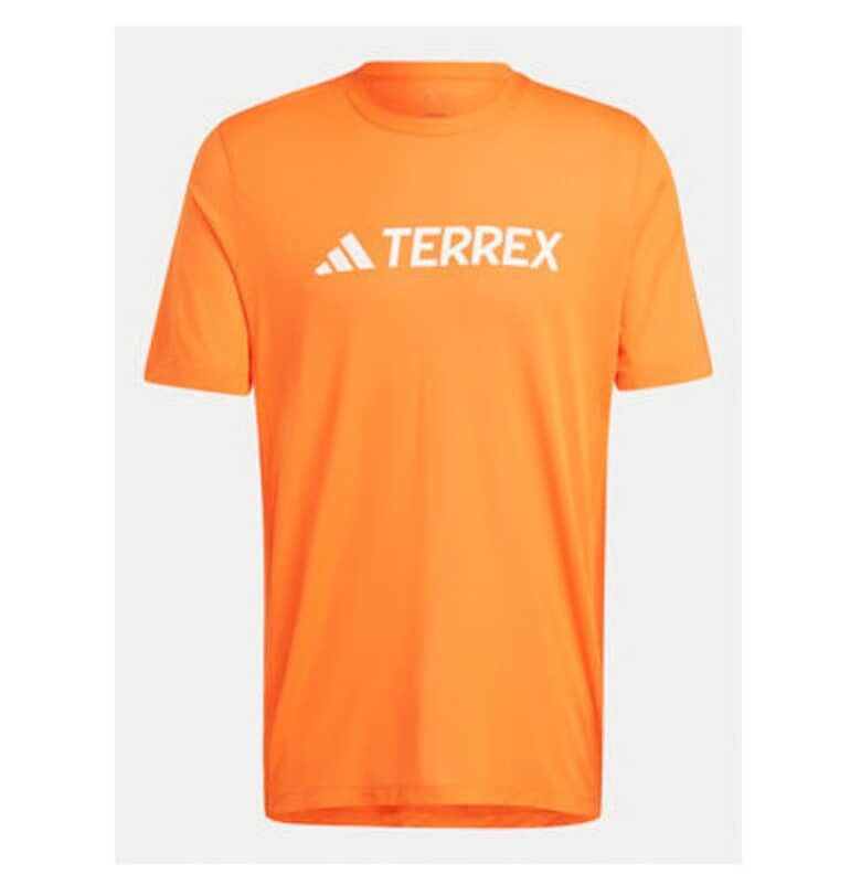 Мъжка тениска -  304055850 - Рециклиран полиестер - Оранжев - Оранжев adidas