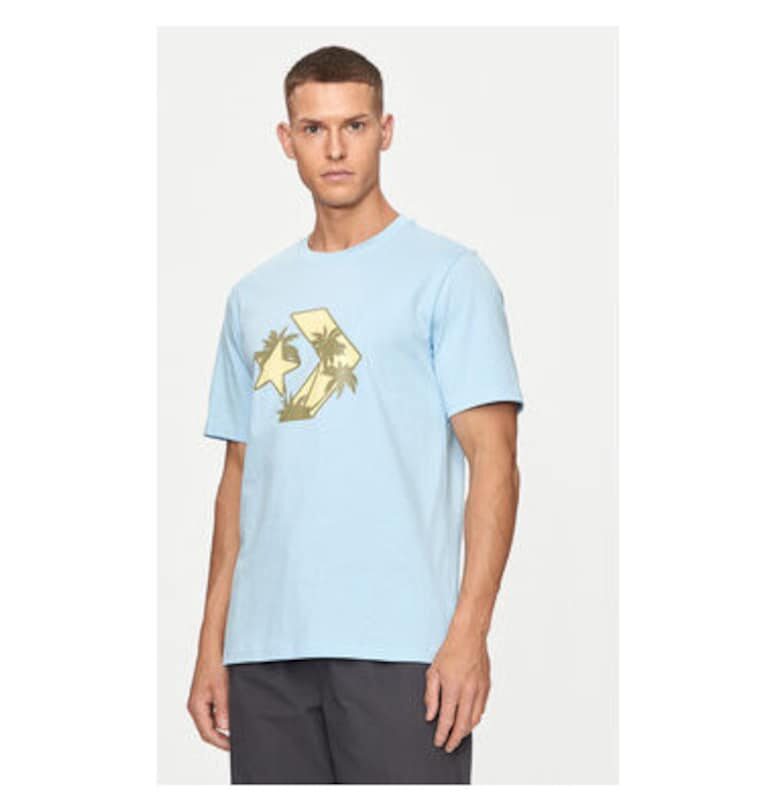 Мъжка тениска -  304113000 - Памук - Син - Син Converse